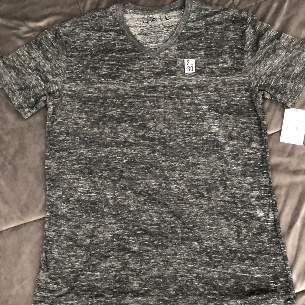 Rail V-Neck t-shirt from Nordstrom. Size XS. Color Grey Heather.
